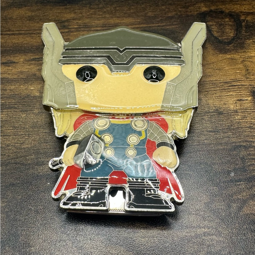 Funko Pop! + Marvel Thor #01 Large Enamel Pin with Stand